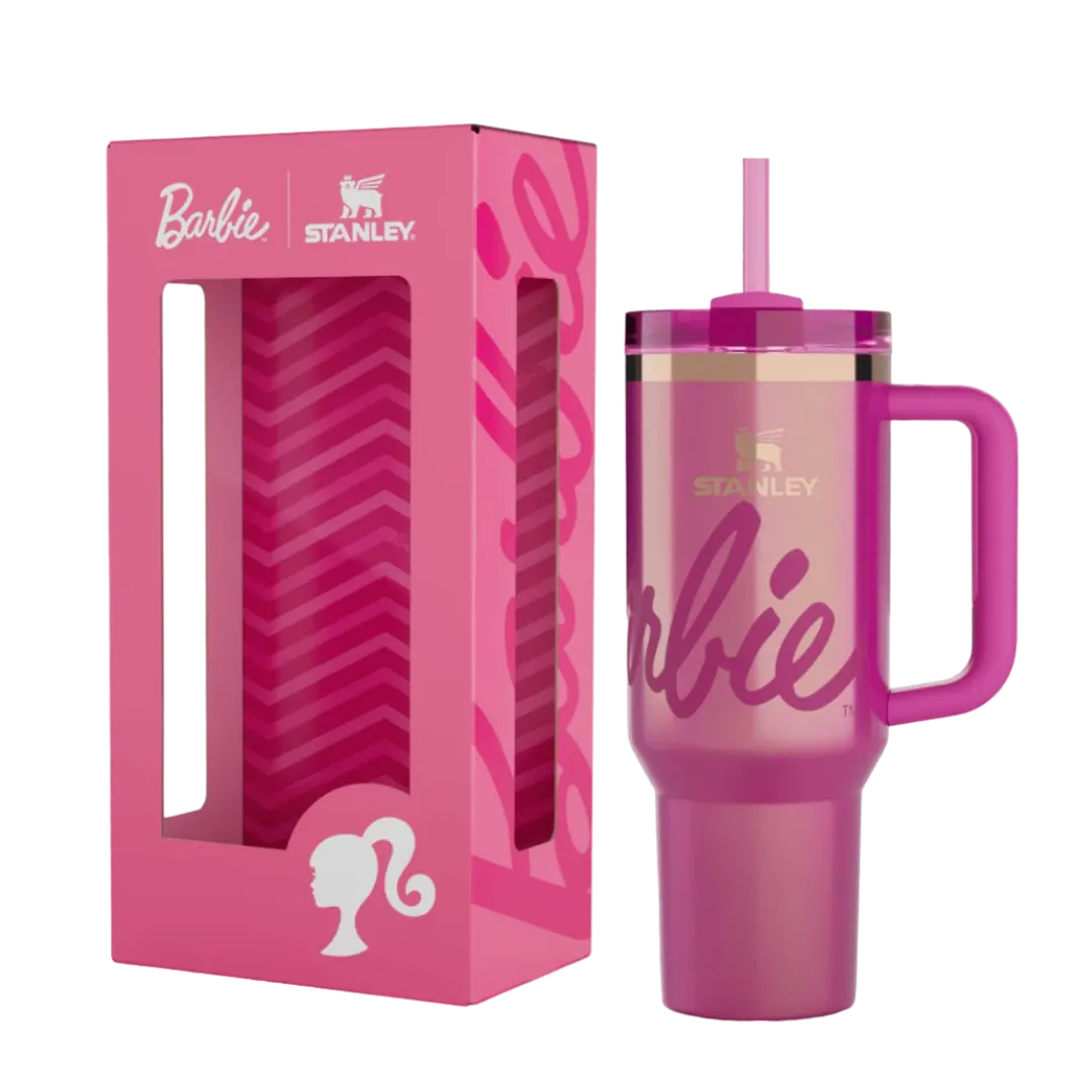 🎀 Copo Térmico Oficial Barbie 1,2L + Brinde Grátis
