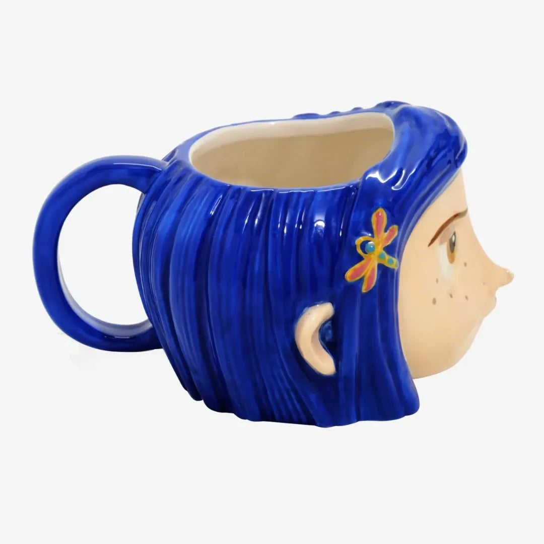 đ§” Caneca Coraline 3D â 400ml de Pura Fantasia Sombria!