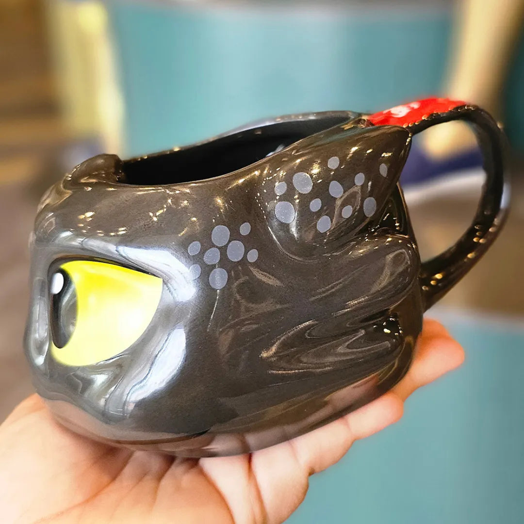 🐉 Caneca Banguela 3D – 350ml de Pura Magia Viking!