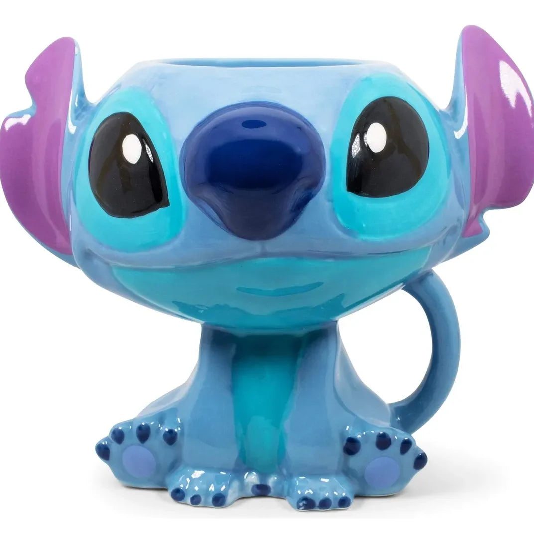 🌺 Caneca 3D Stitch – Disney Lilo & Stitch 450ml