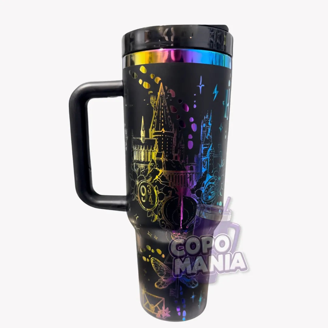 Copo Térmico 1L Harry Potter Oficial Preto + Brinde