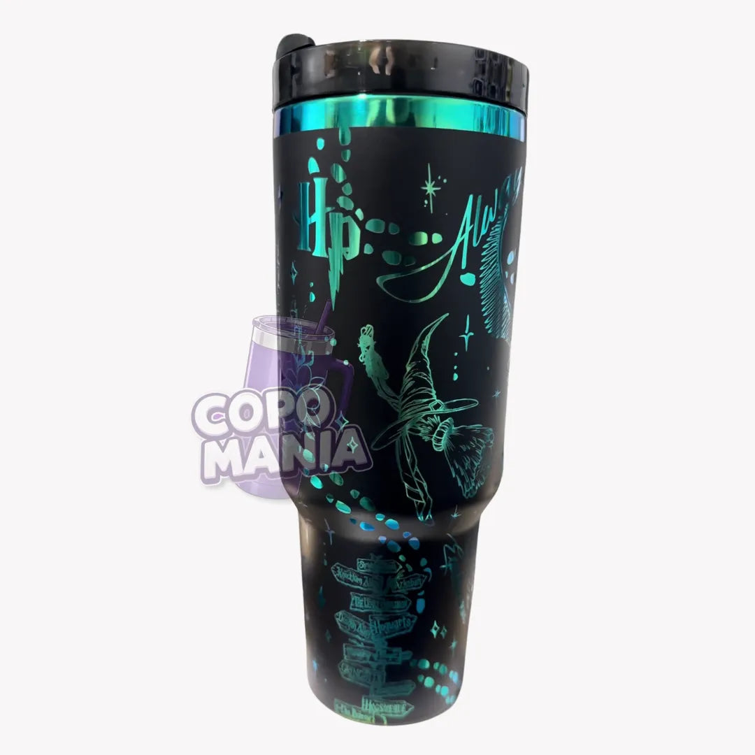 Copo Térmico 1L Harry Potter Oficial Preto + Brinde