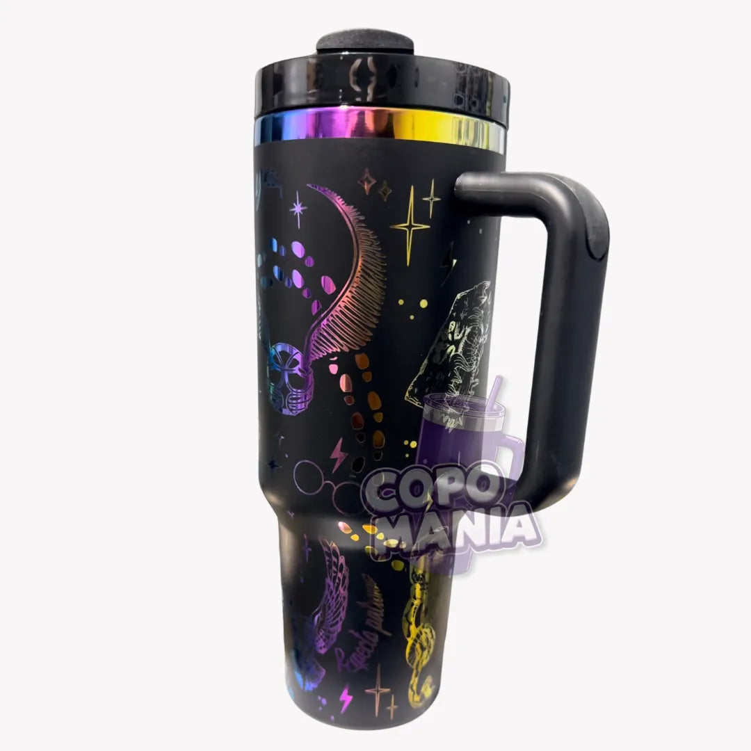 Copo Térmico 1L Harry Potter Oficial Preto + Brinde