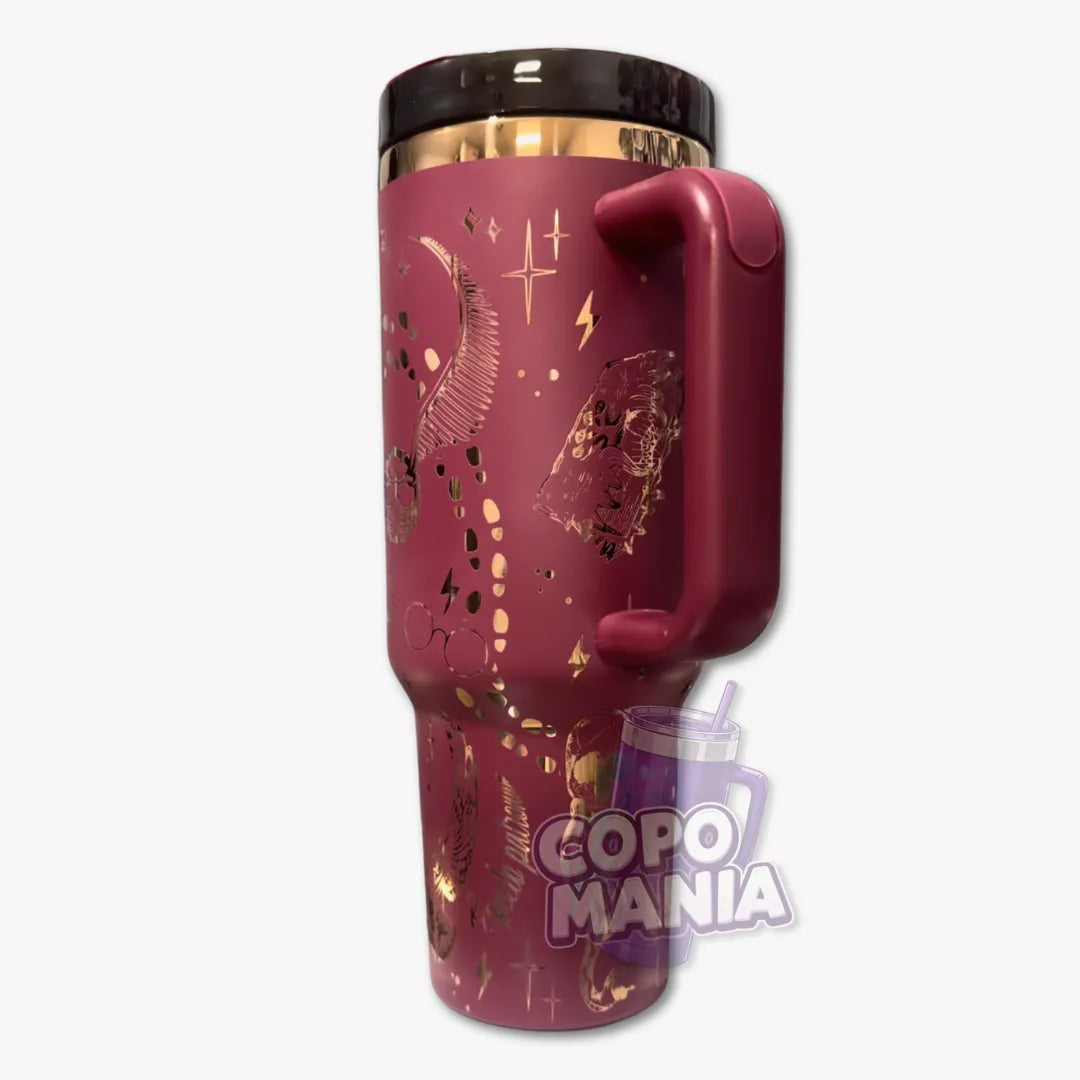 Copo Térmico 1L Harry Potter Oficial Vermelho + Brinde