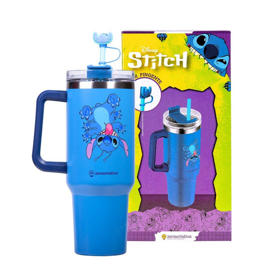 Canecão Copo Térmico c/ Pingente 1,15L – Stitch