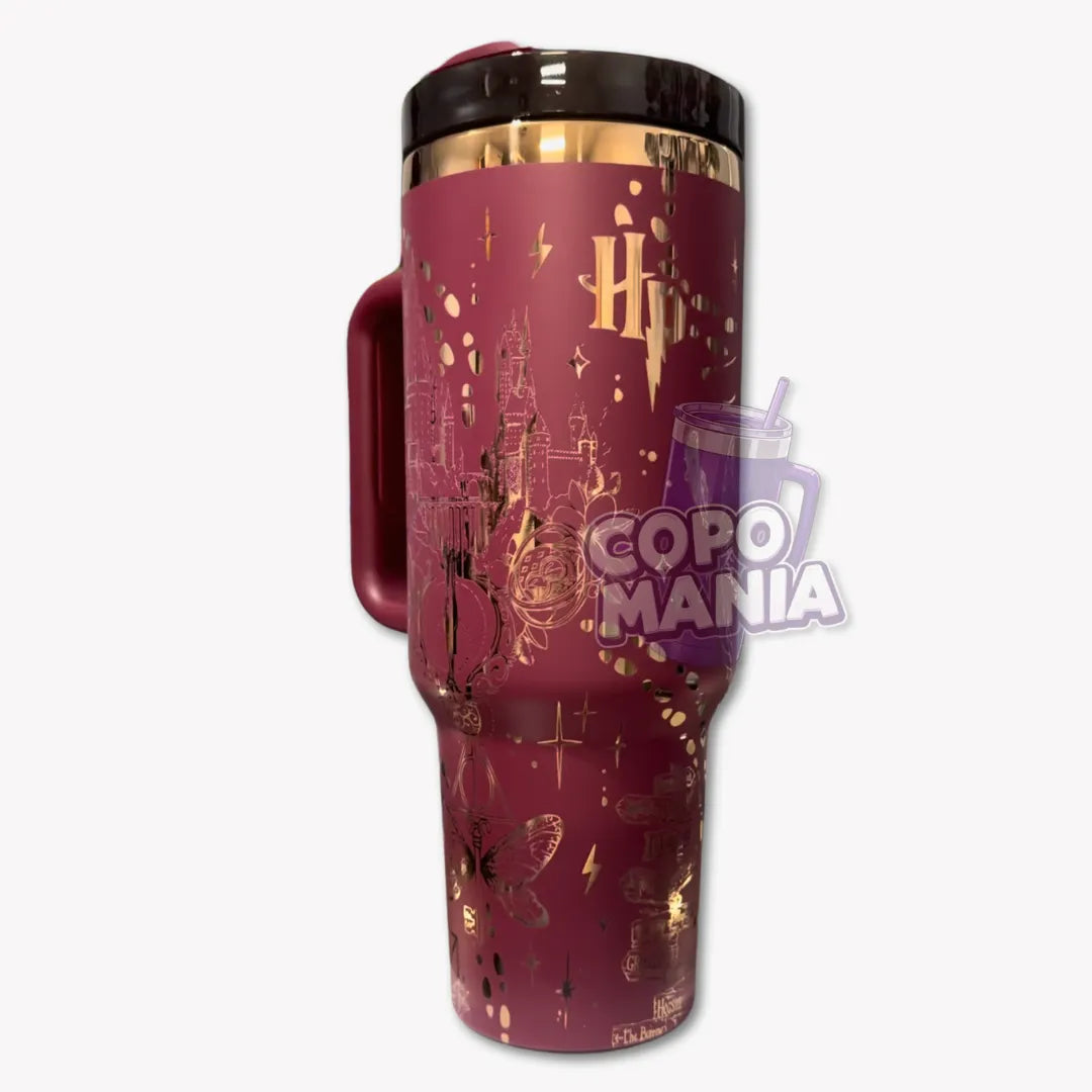 Copo Térmico 1L Harry Potter Oficial Vermelho + Brinde