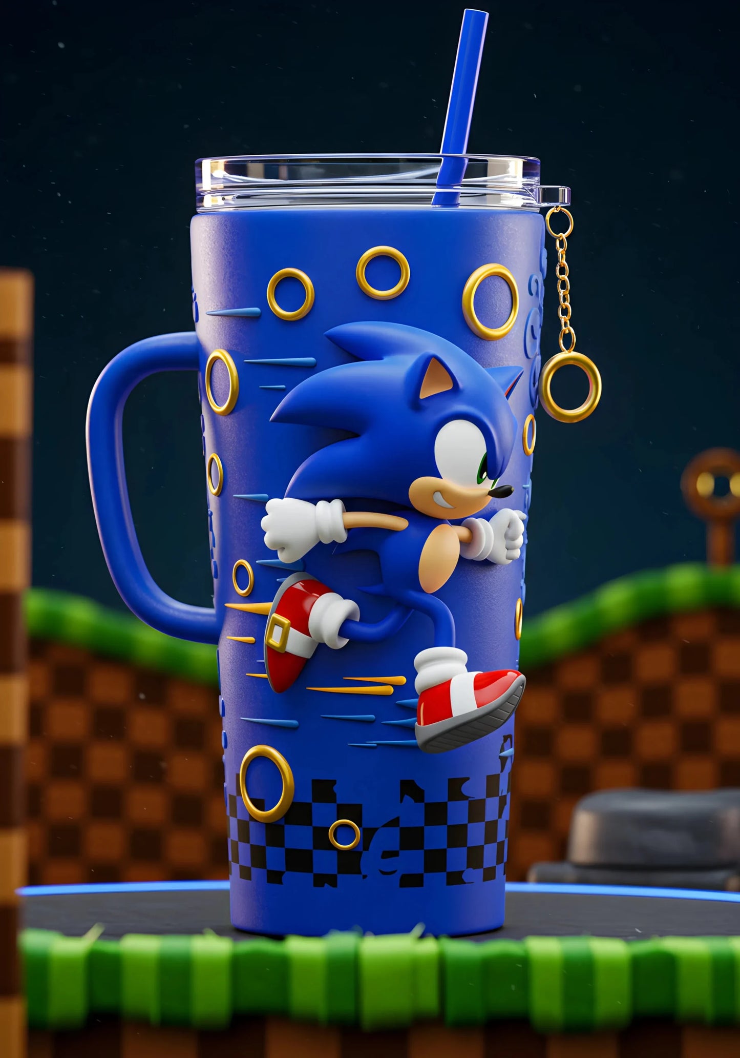 Copo Térmico + Pingente Sonic 1,15L