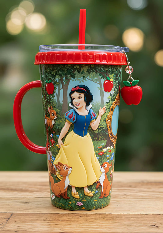 Copo Térmico + Pingente Branca de Neve 1,15L