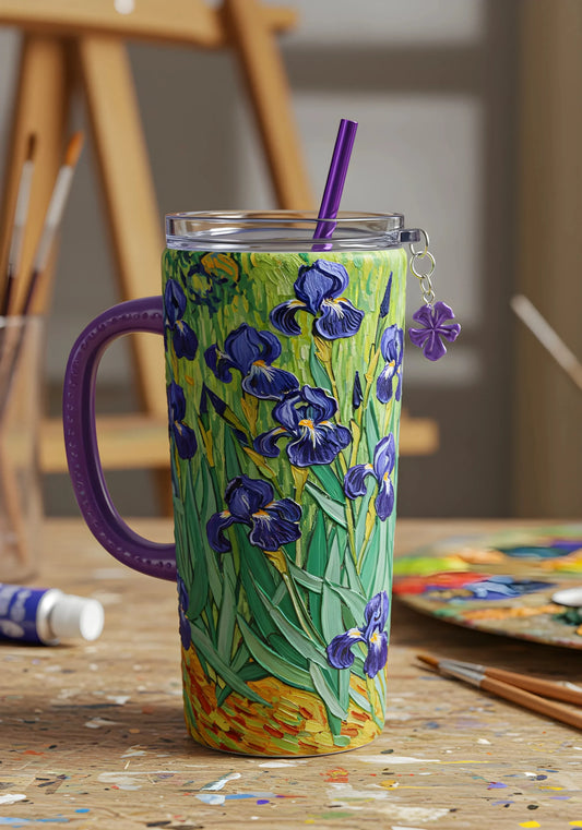 Copo Térmico + Pingente Íris Van Gogh 1,15L