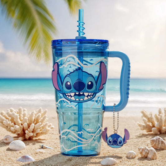 🌊 Copo Térmico Stitch Praia das Ondas | 1,15 L