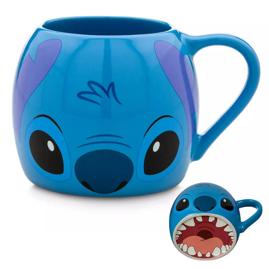 💙 Caneca Disney Stitch – Modelo Redondinha 450ml