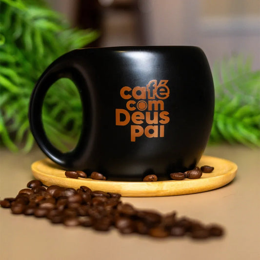 Caneca Café com Deus Pai – 350ml